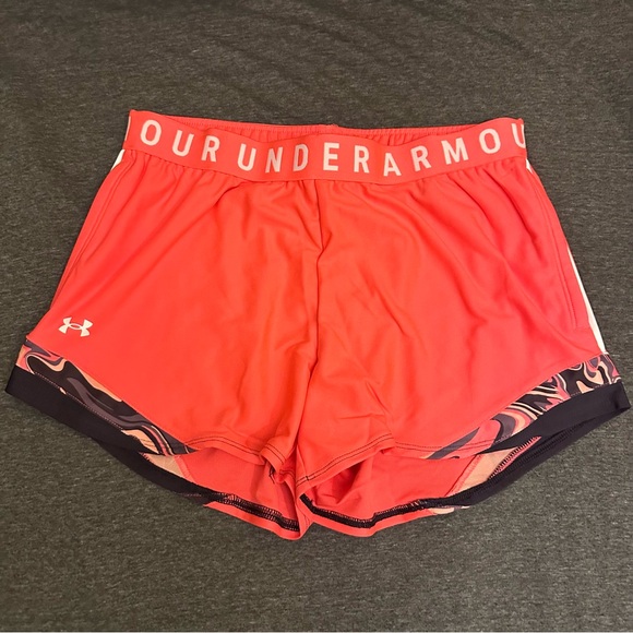 Under Armour Women's Play Up 3.0 Tri-Color Shorts Size M - Picture 3 of 13